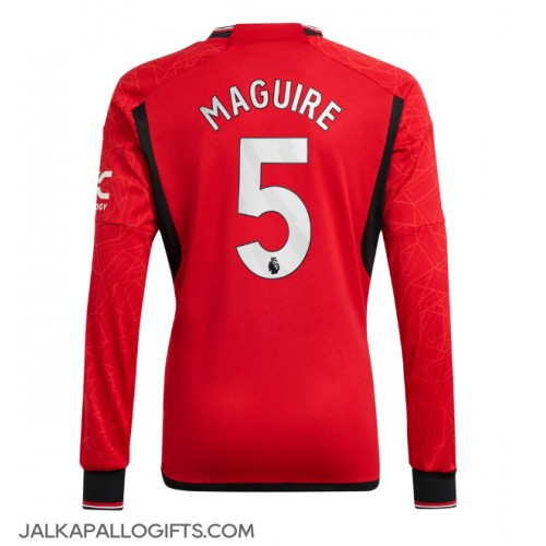 Manchester United Harry Maguire #5 Kotipaita 2023-24 Pitkähihainen